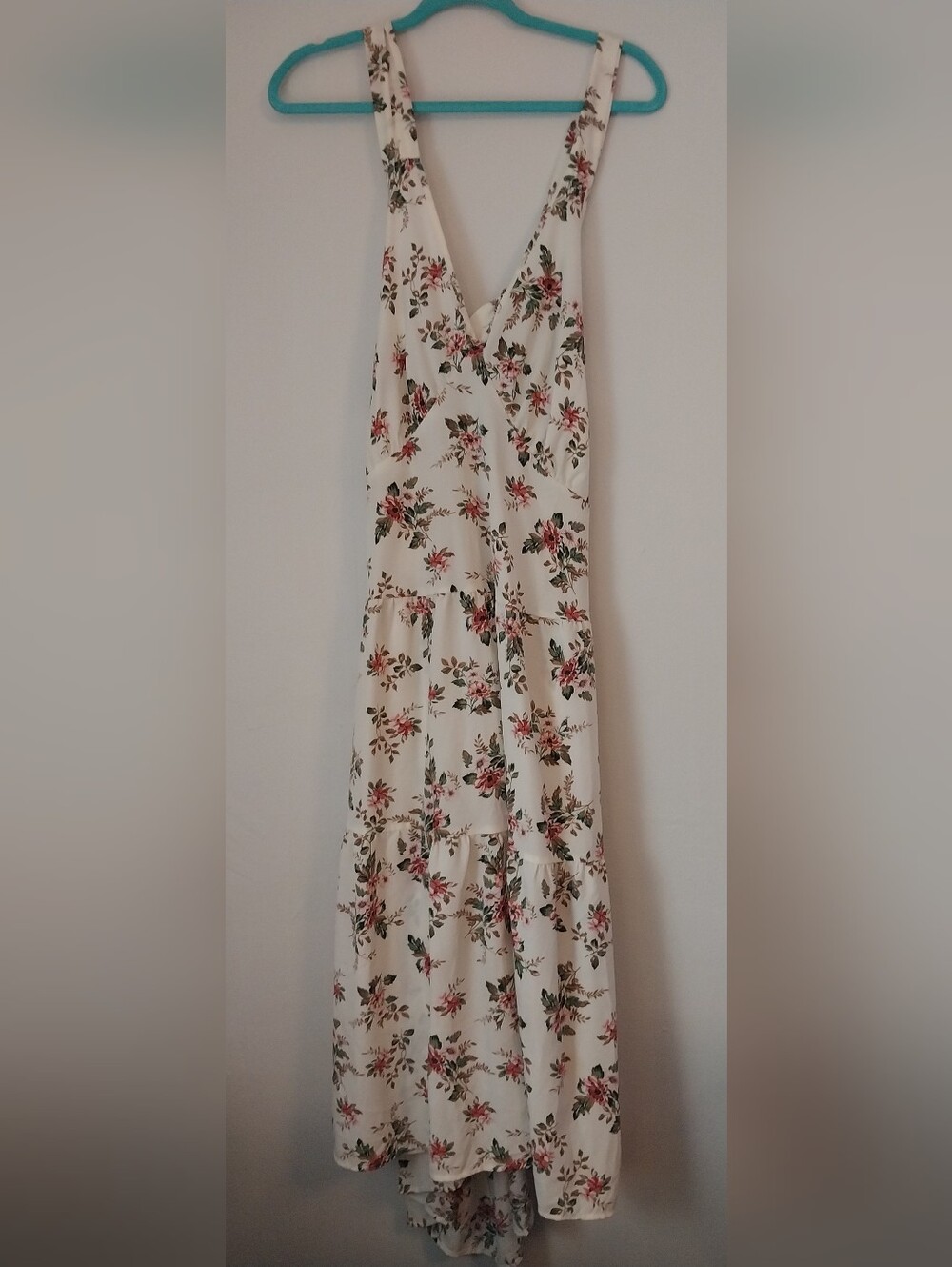 SHEIN Curve Tiered Floral Maxi Dress 3XL NWOT